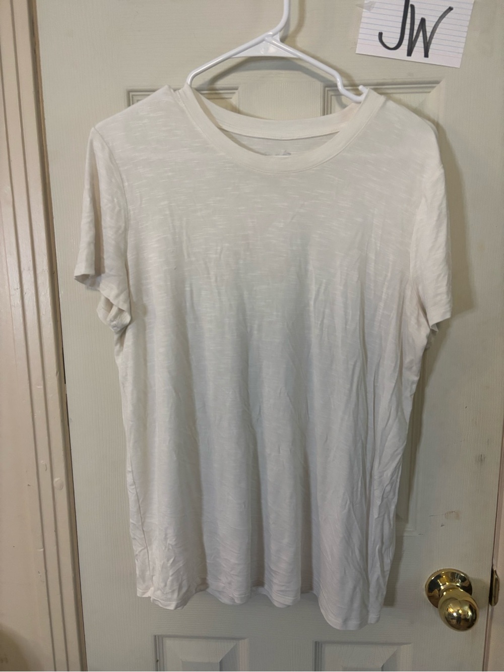 Maurices White Short Sleeve Crewneck Tee
